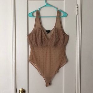 Plus Size Nude Body Suit